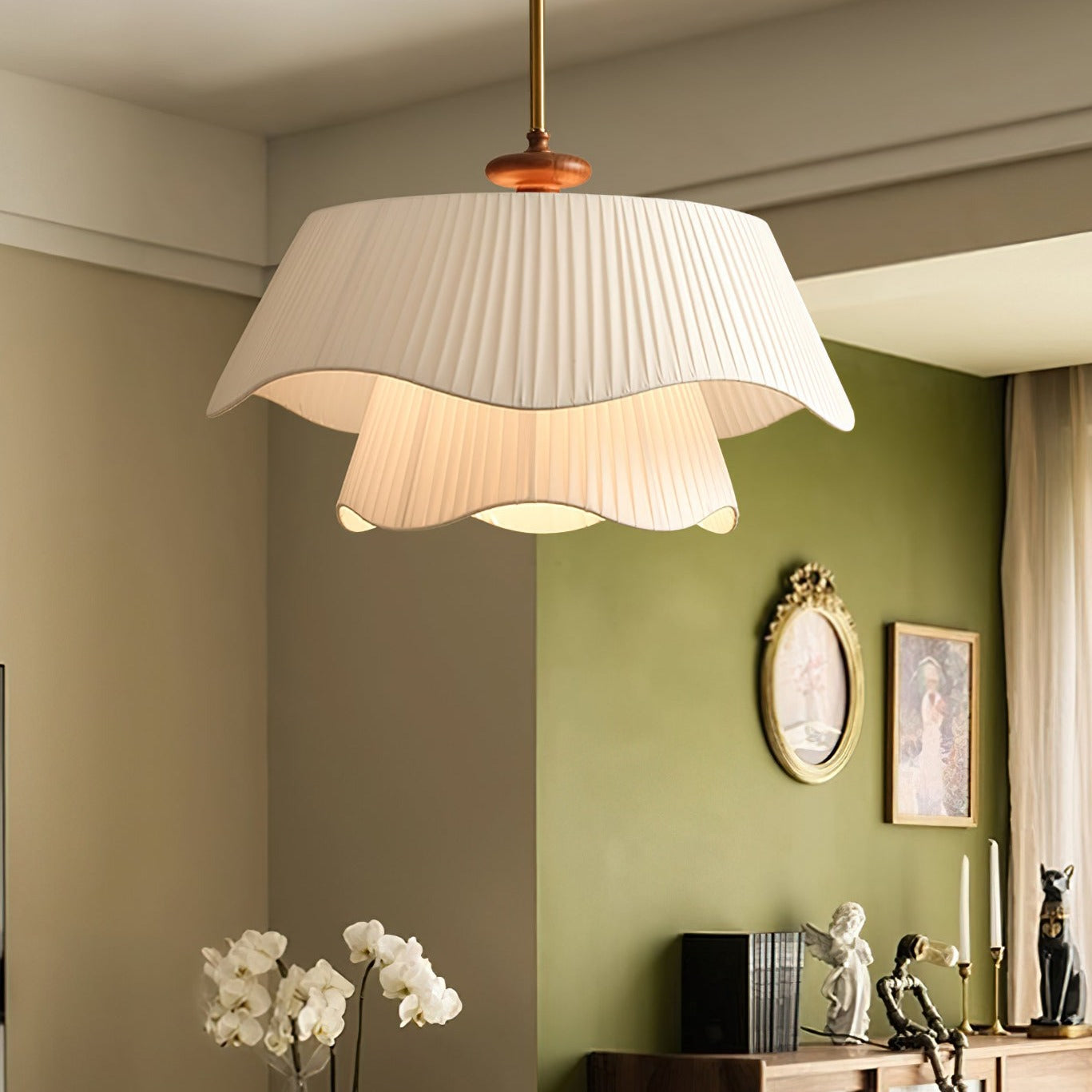 Poca – Französische Cream Style Deckenleuchte