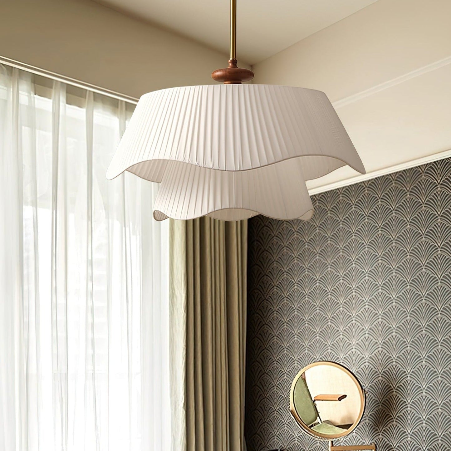 Poca – Französische Cream Style Deckenleuchte