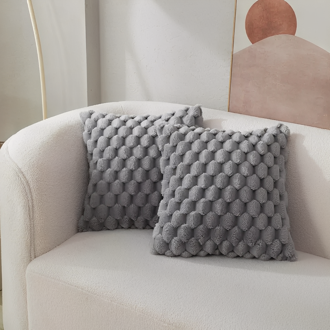 Talia – Weicher Fleecestoff Kissenbezug