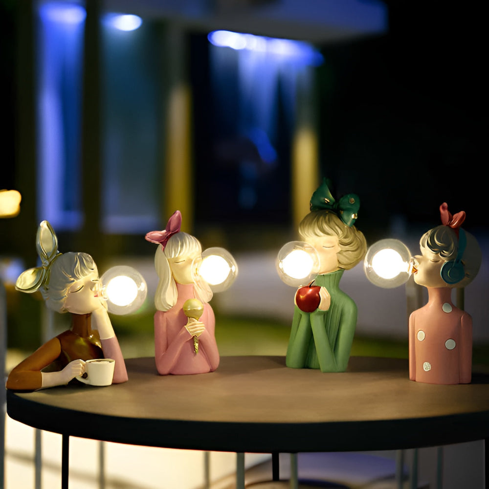 Marilou – Moderne Harz-Tischlampe