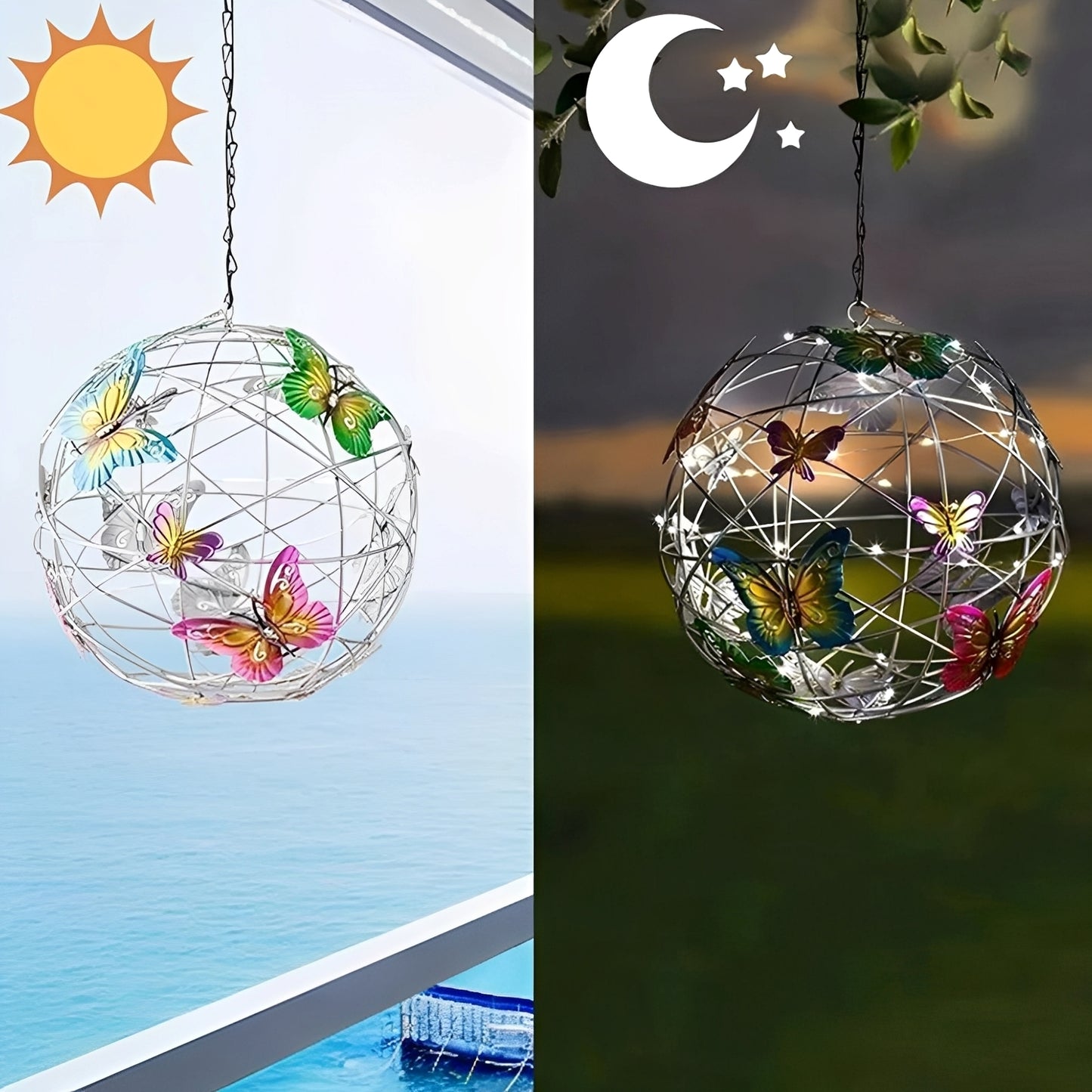 Arwen – Solar-Schmetterlingslampe