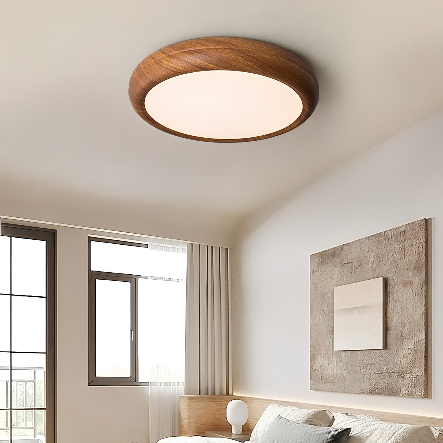 Joel – Wabi-Sabi Runde LED-Deckenleuchte