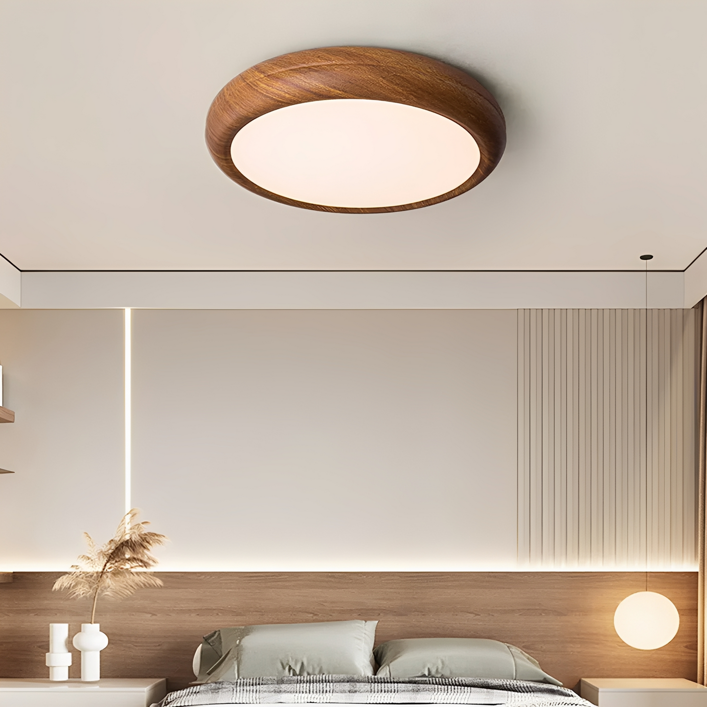 Joel – Wabi-Sabi Runde LED-Deckenleuchte