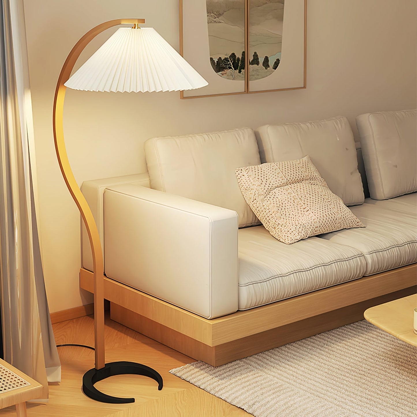 Selina – Nordische Stehlampe im Retro-Stil