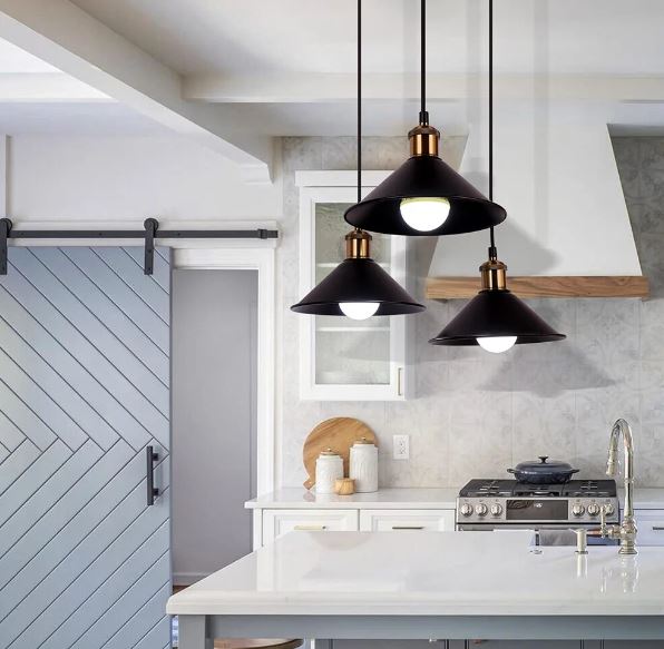 Hadria – Industrielle Retro Pendelleuchte Messing