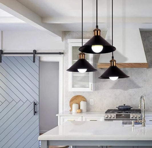 Hadria – Industrielle Retro Pendelleuchte Messing