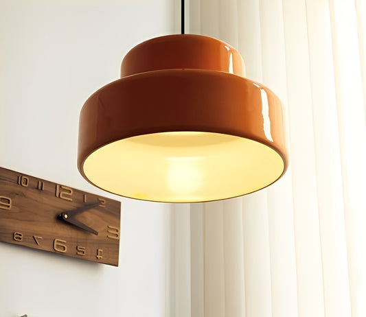 Olenya – Nordische Vintage Orange Pendelleuchte