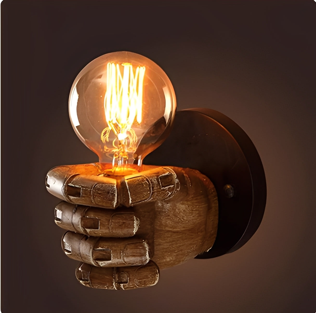 Magnus – Retro Handmodell Wandlampe