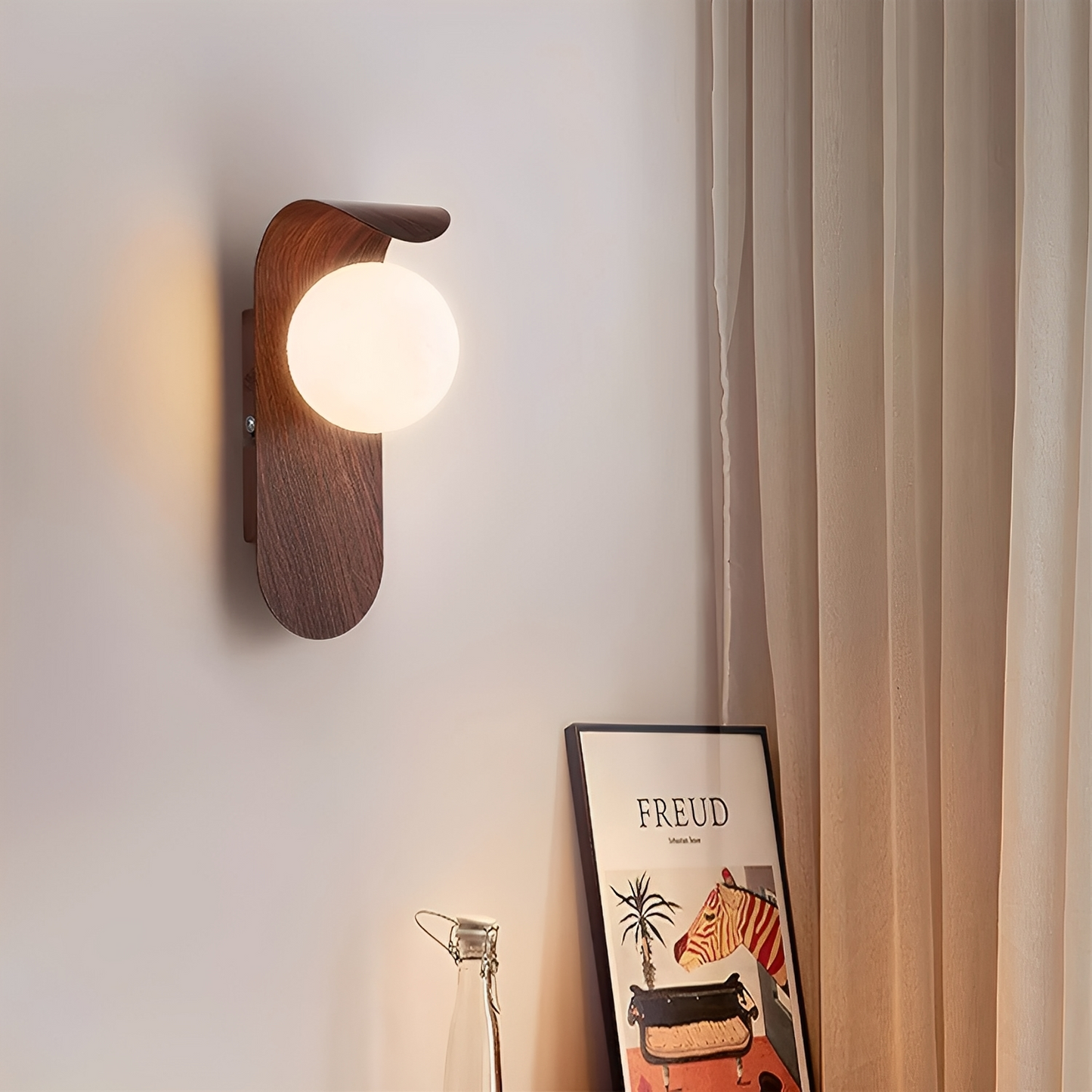 Haruto – Japanische Wandlampe aus Holz