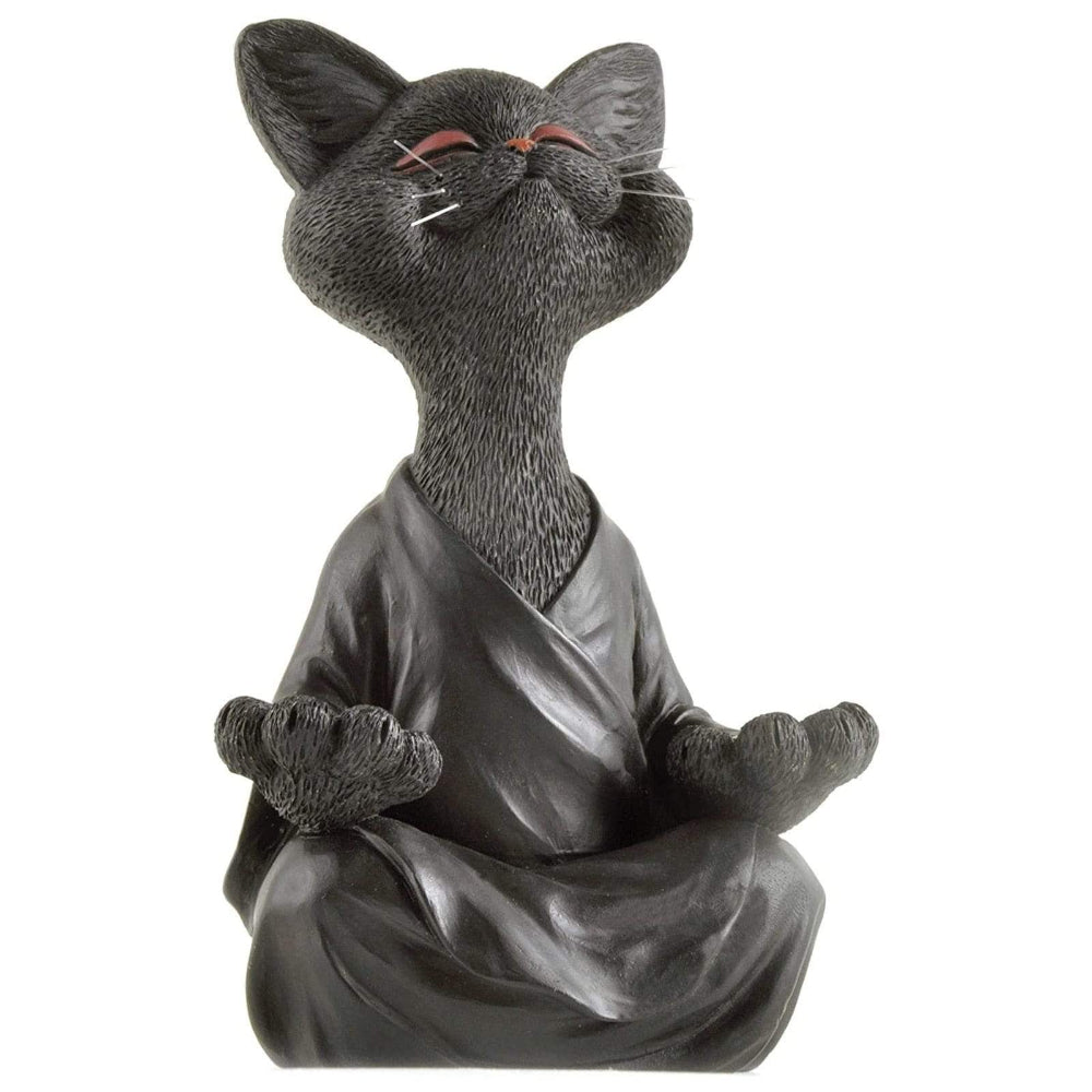 Budhika – Meditierende Buddha-Katzenfigur