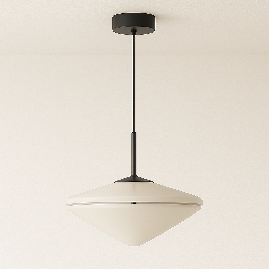 Lerio – Nordische Post-Moderne UFO-Glas-Kronleuchter