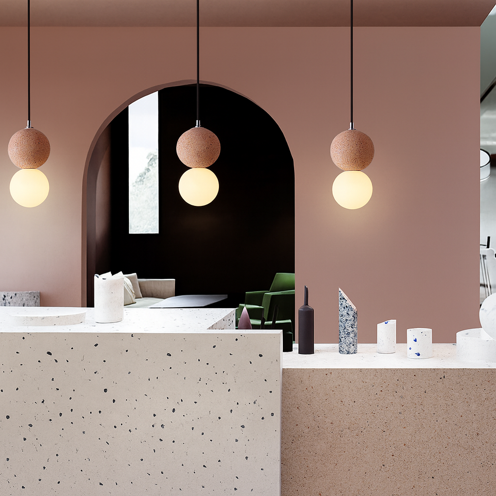 Xera – Terrazzo Design-Pendelleuchte