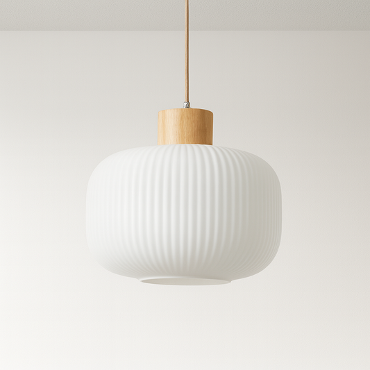 Eldan – Retro Holz-Pendelleuchte