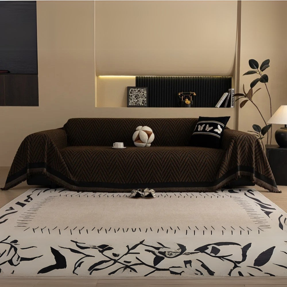 Marlene – Gestreifter Sofaschoner