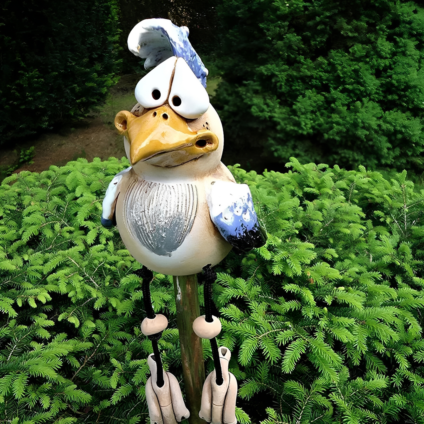 Gallina – Moderne Gartenfigur Huhn aus Kunstharz