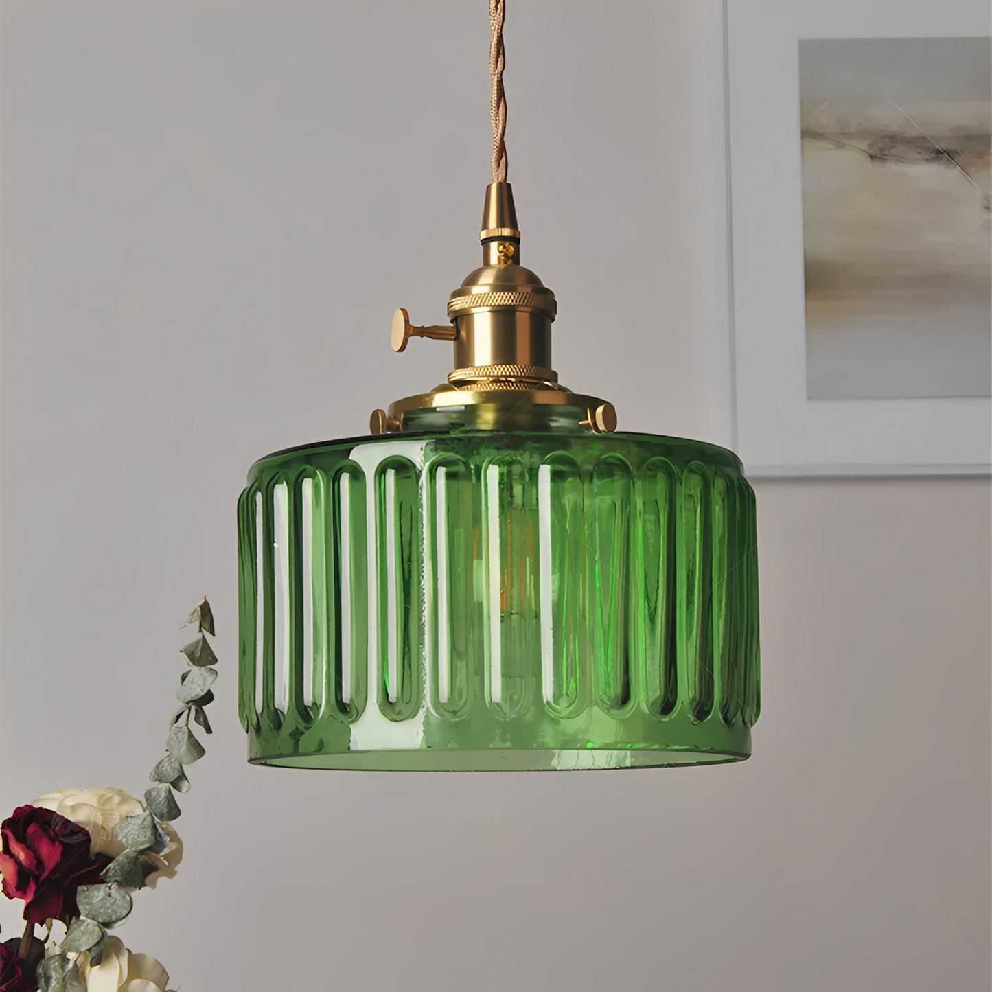Miriam – Kreativer Brass-Glas Kronleuchter