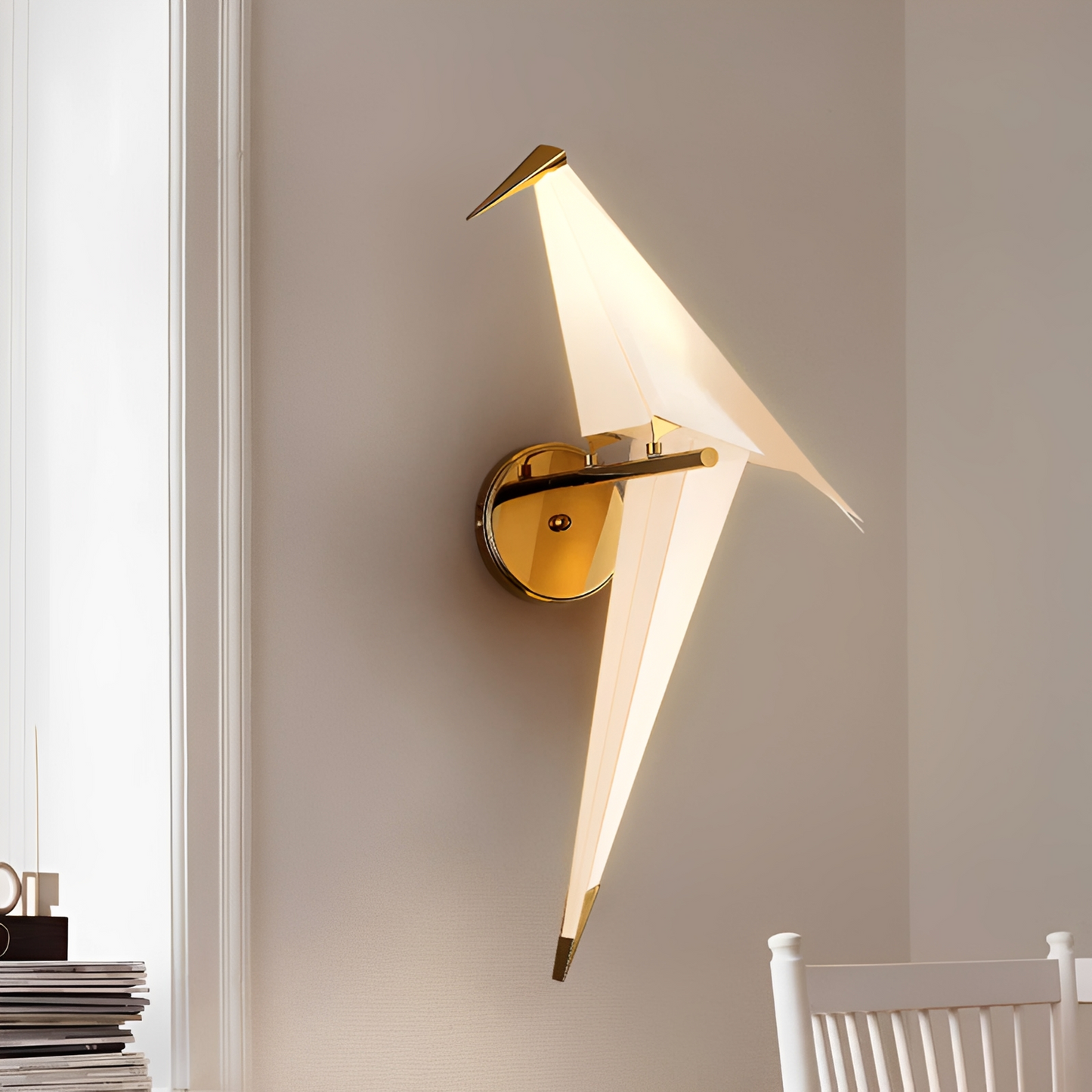 Tiro – Origami-Vogel Wandleuchte