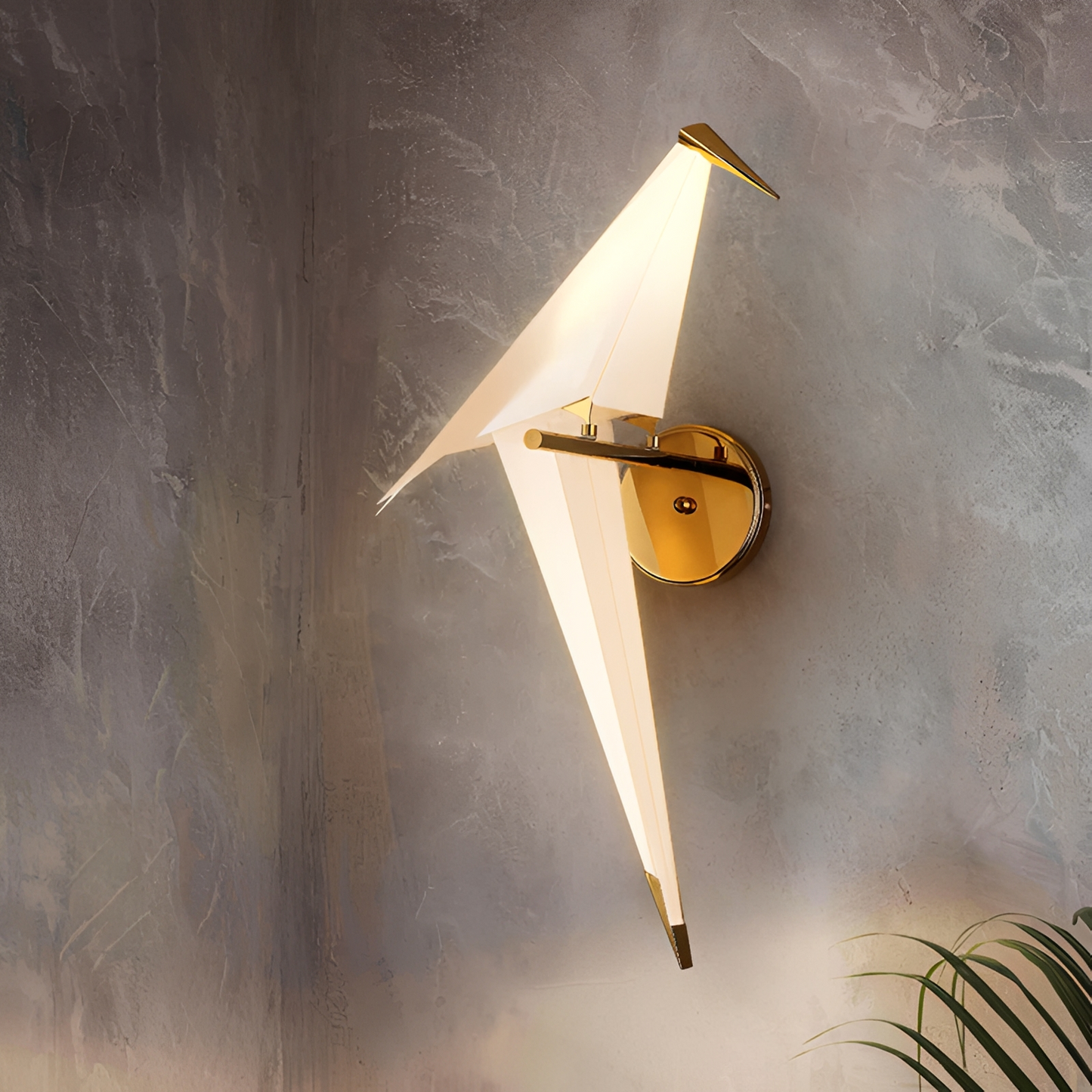 Tiro – Origami-Vogel Wandleuchte