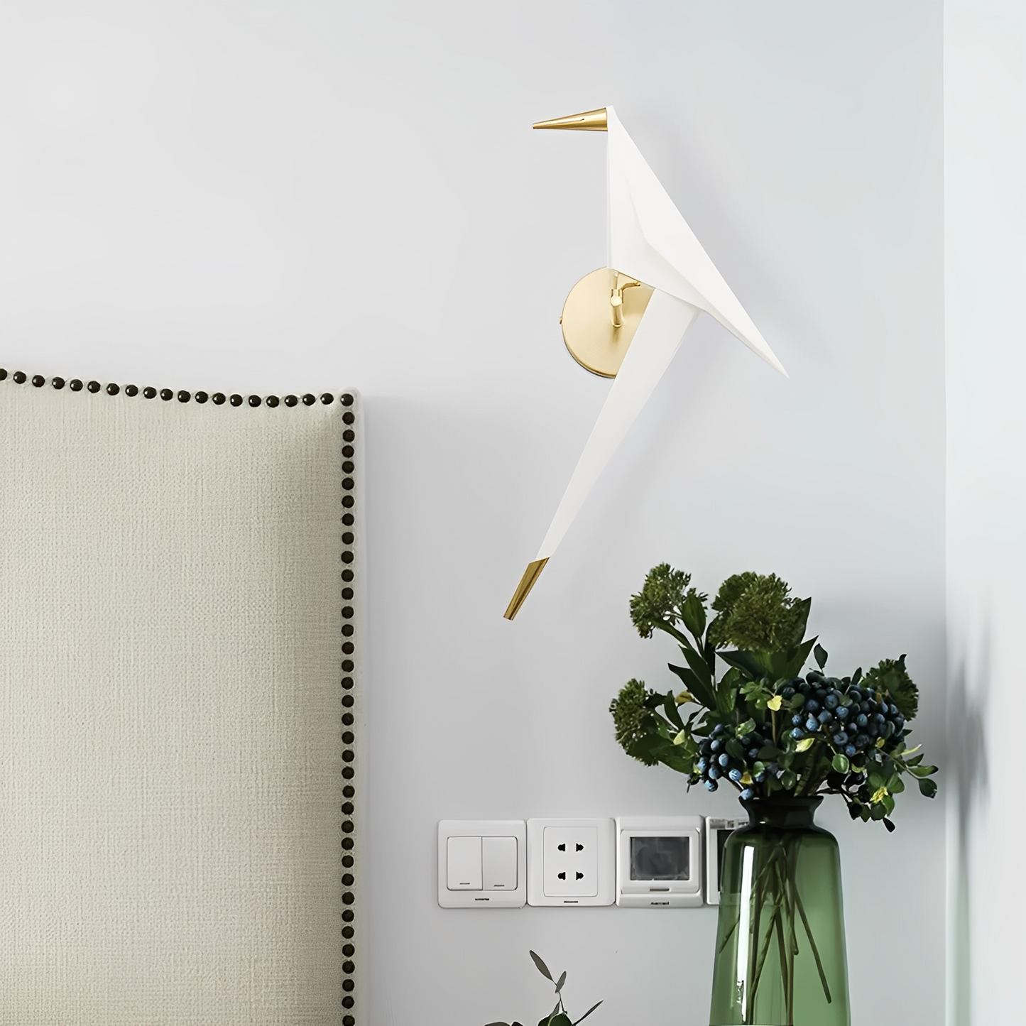 Tiro – Origami-Vogel Wandleuchte
