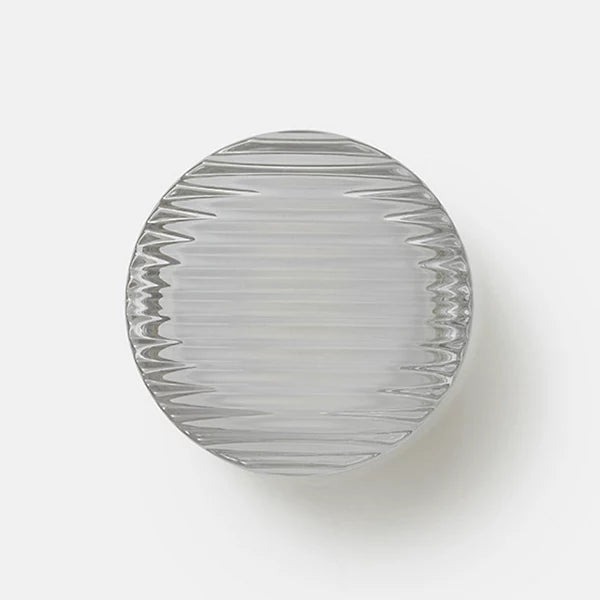 Inga – Nordische Wandleuchte mit Strukturglas