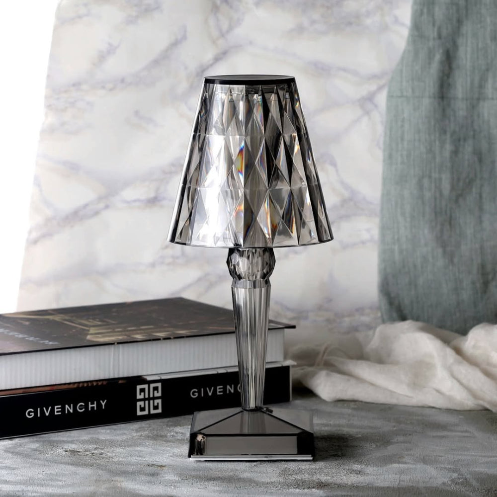 Crystelle – Tragbare Diamond Kristall Tischlampe