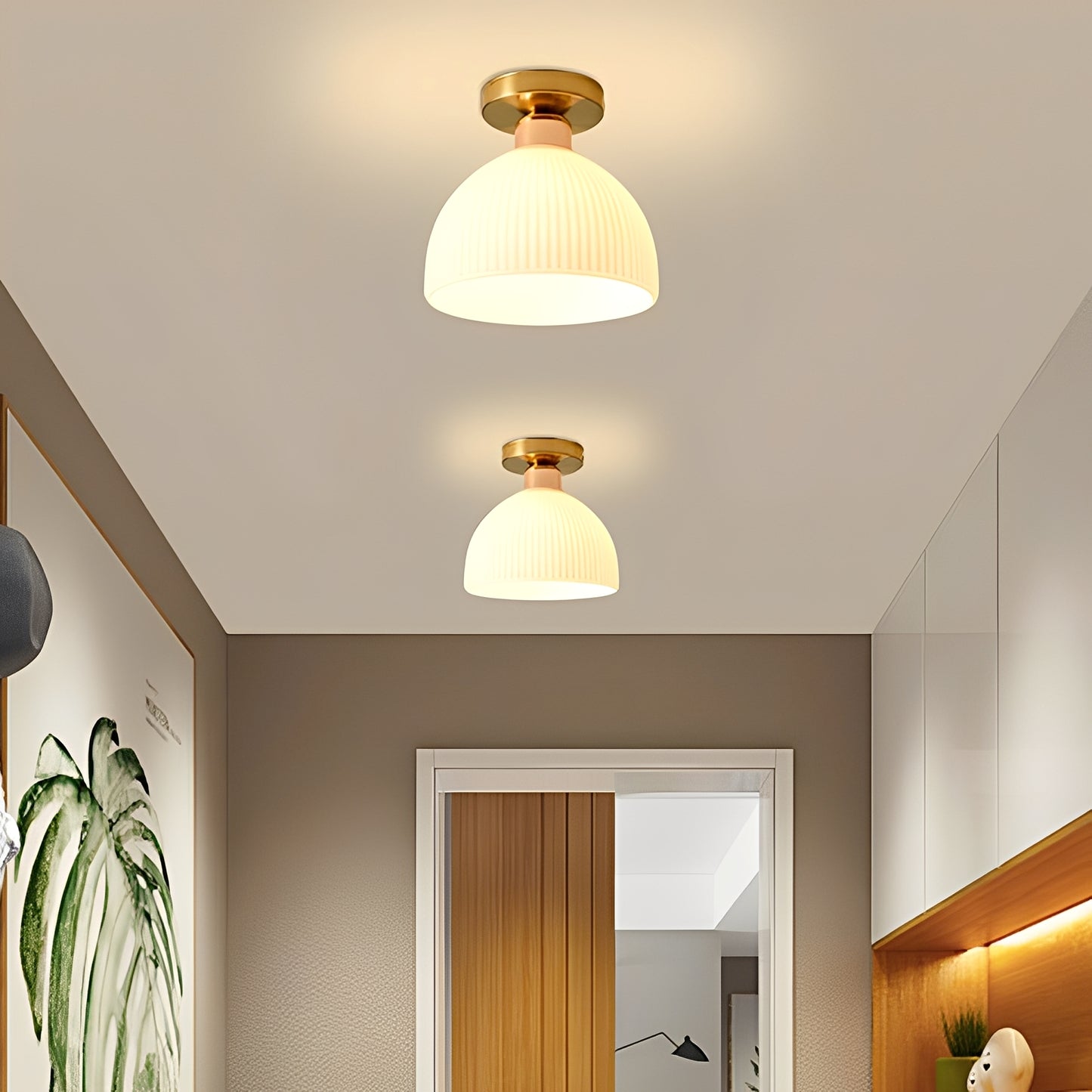 Manny – Elegante Weiße Deckenleuchte