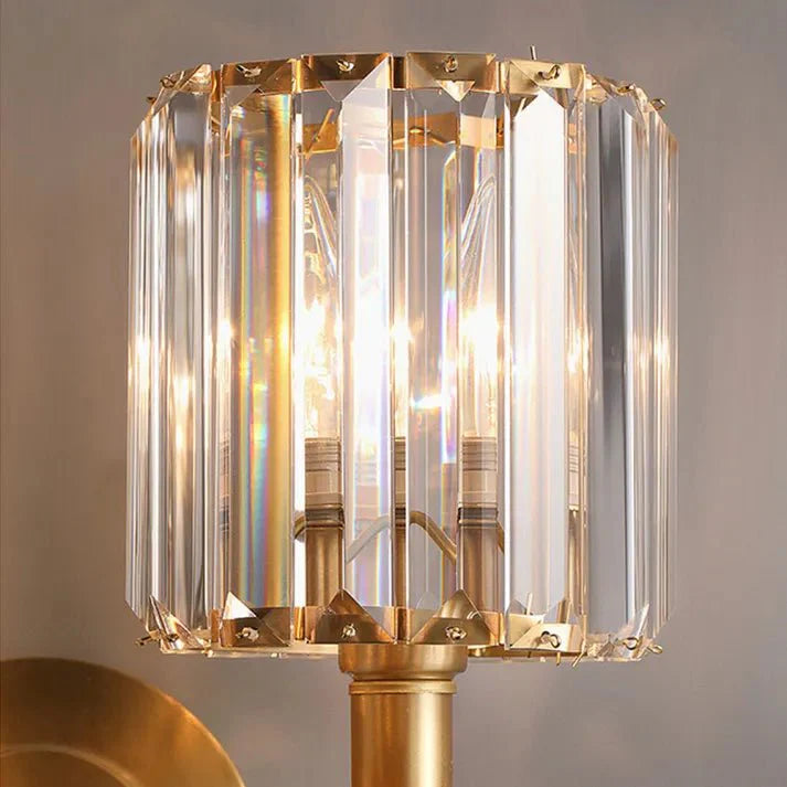 Reina – Luxuriöse Vintage Kristall-Wandleuchte