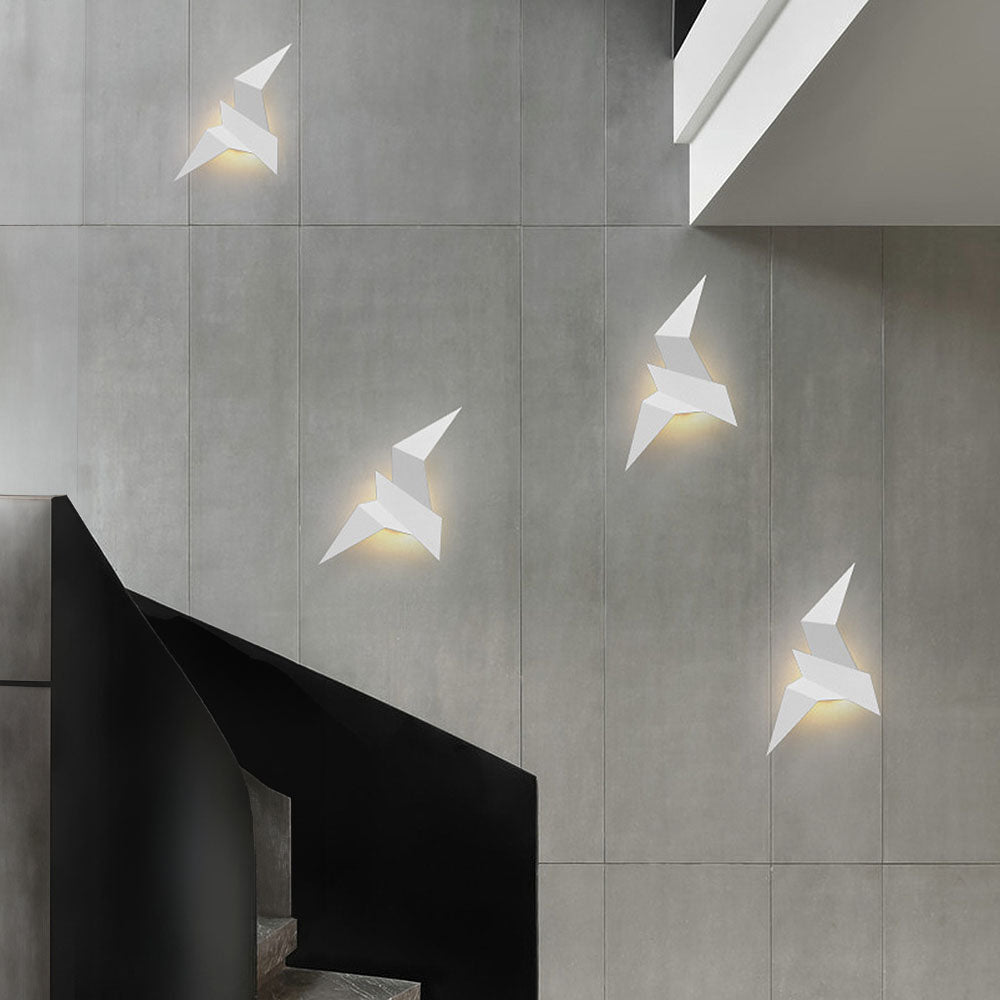Tsubame – Kreative Vogel-Wandleuchte