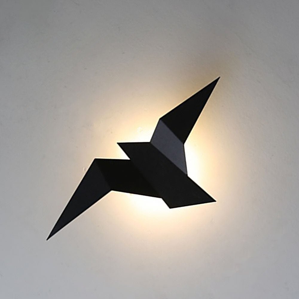 Tsubame – Kreative Vogel-Wandleuchte