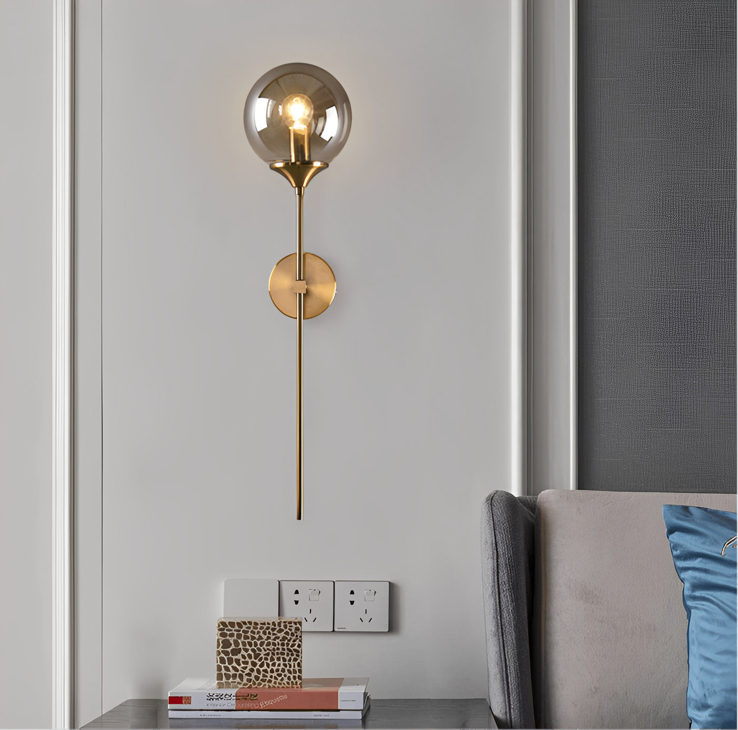 Hera – Moderne Nordische Glas-Wandleuchte