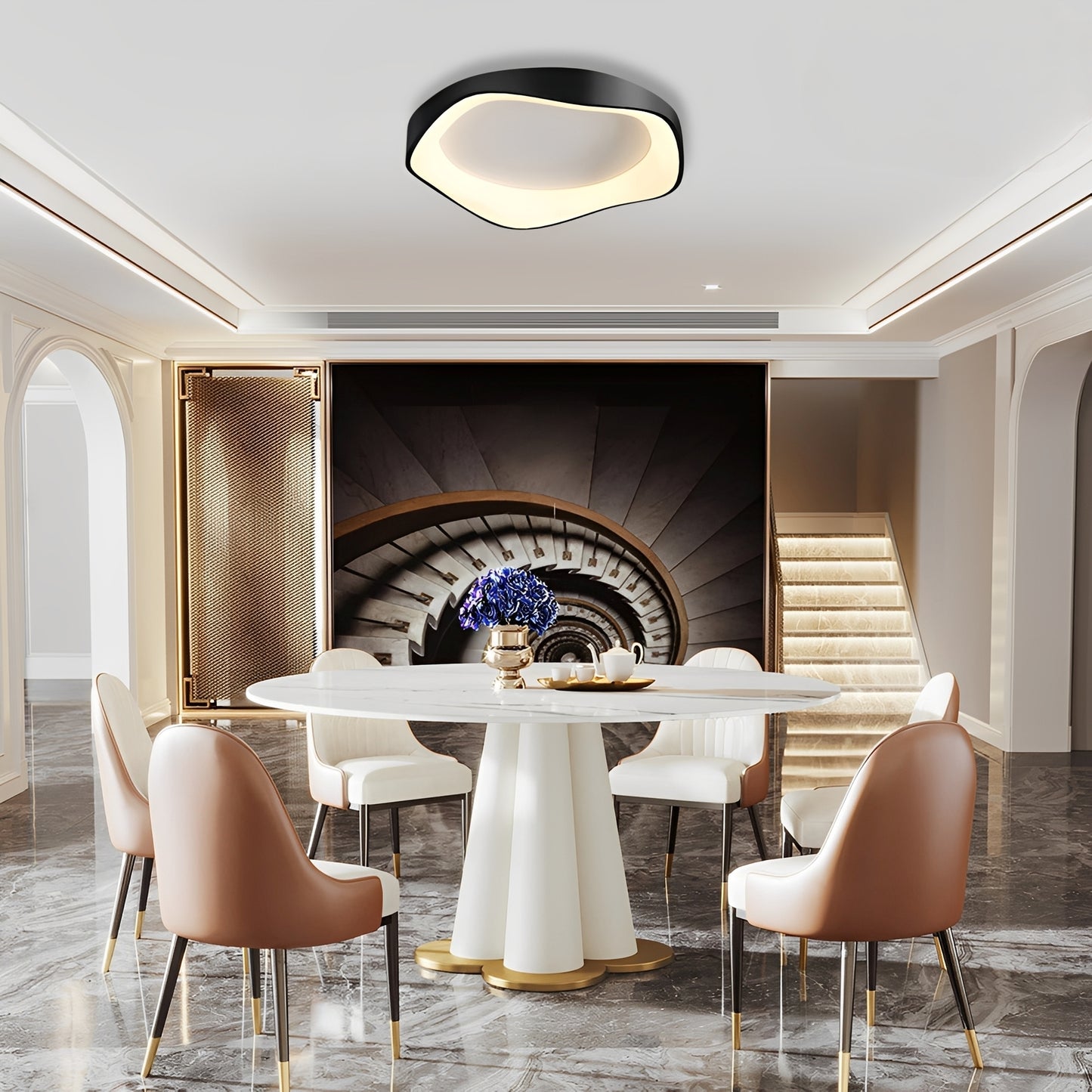 Macaria – Moderne Macaron LED-Deckenleuchte