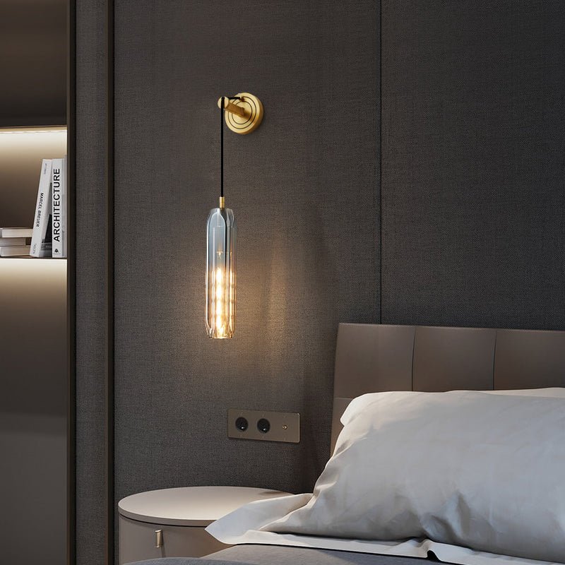 Selina – Kristall-Wandleuchte im Light-Luxury-Stil