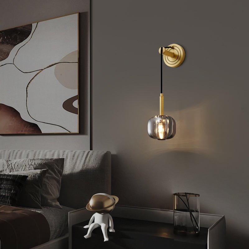 Selina – Kristall-Wandleuchte im Light-Luxury-Stil