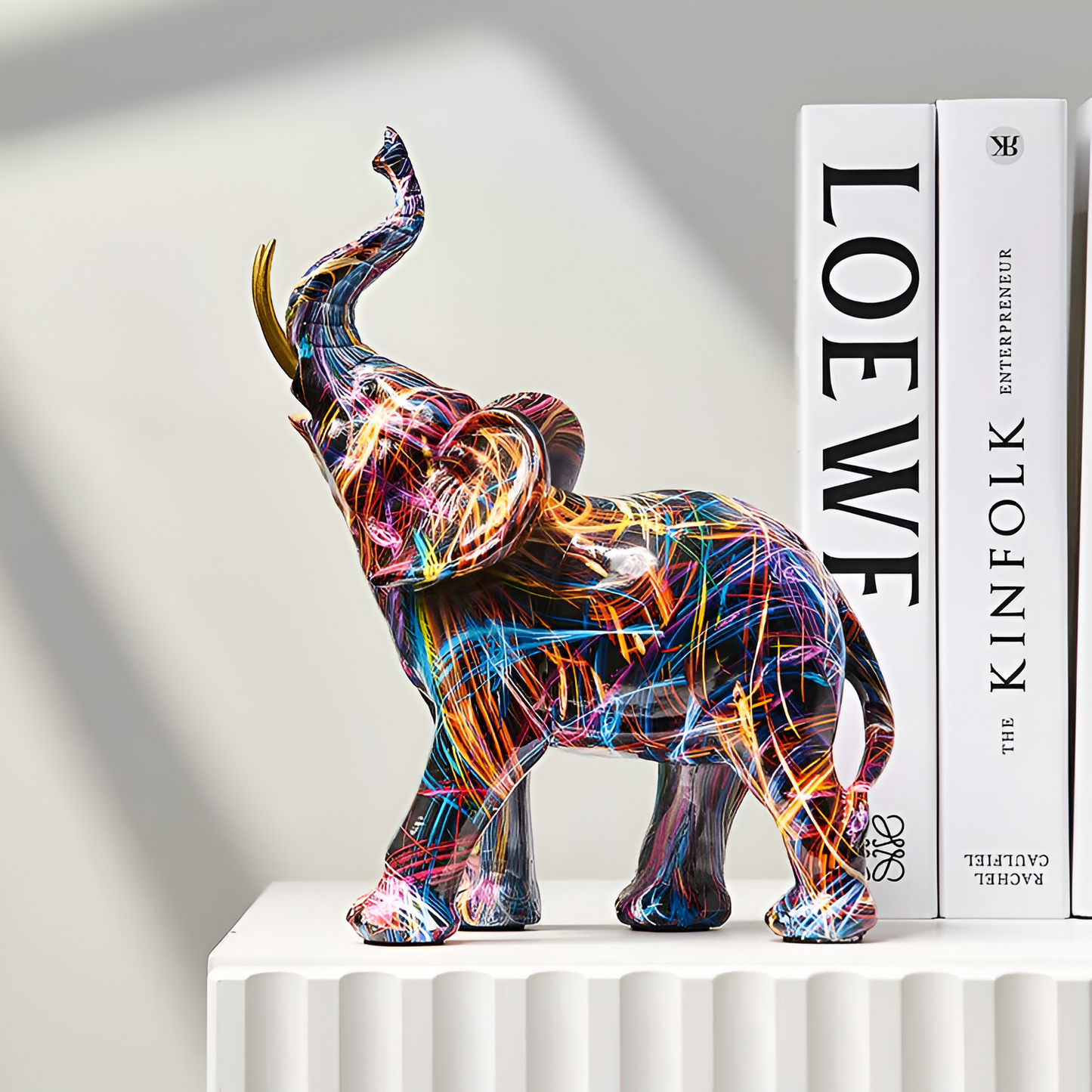 Lena – Kreatives Buntes Elefanten-Ornament
