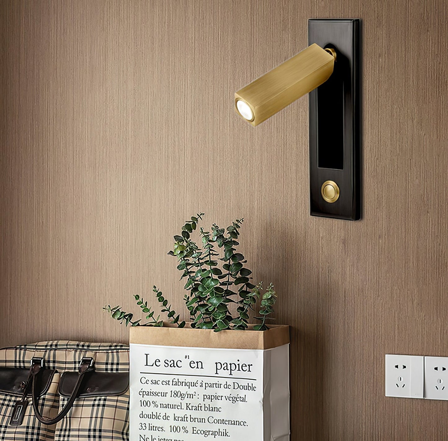 Riley – Amerikanische LED-Lese-Wandleuchte