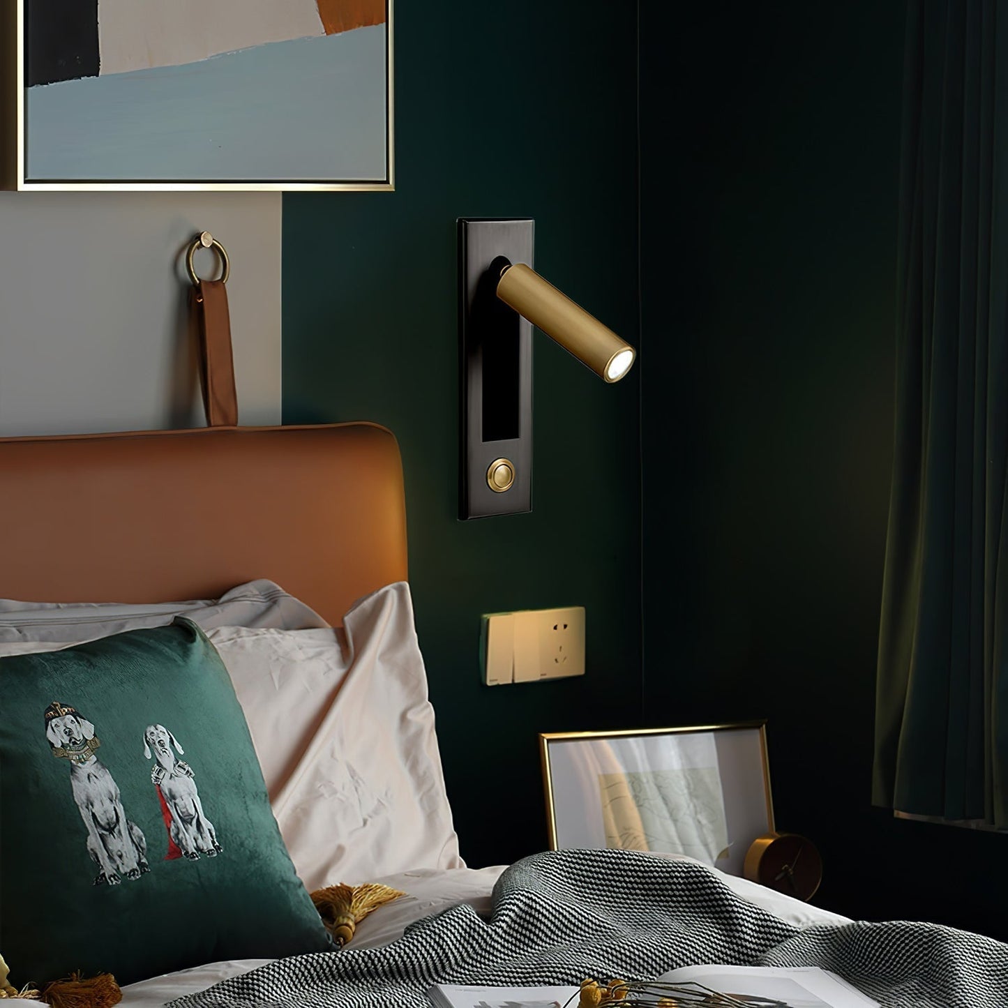 Riley – Amerikanische LED-Lese-Wandleuchte