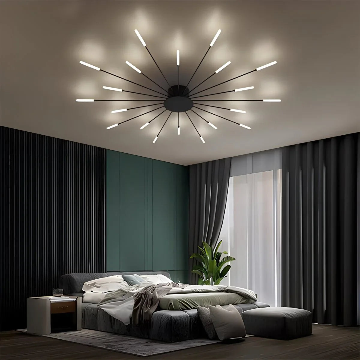 Haruka – Fireworks LED Deckenleuchte