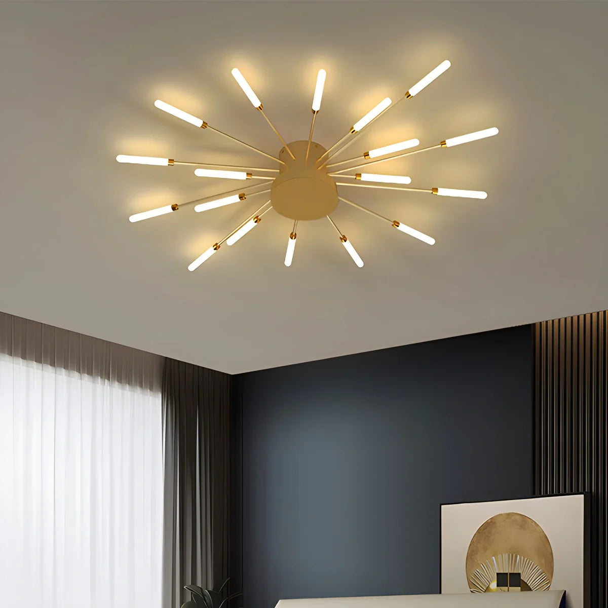 Haruka – Fireworks LED Deckenleuchte