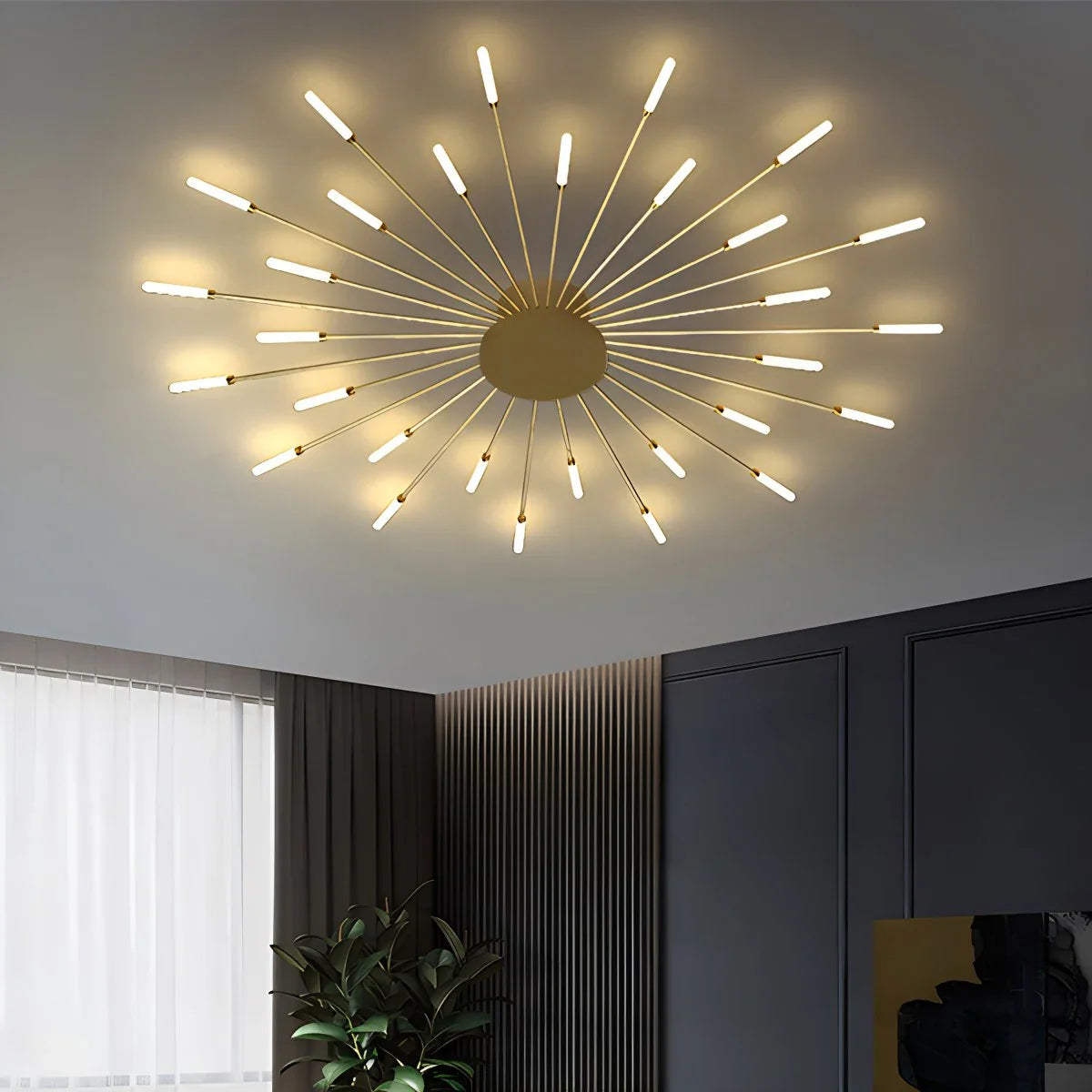 Haruka – Fireworks LED Deckenleuchte