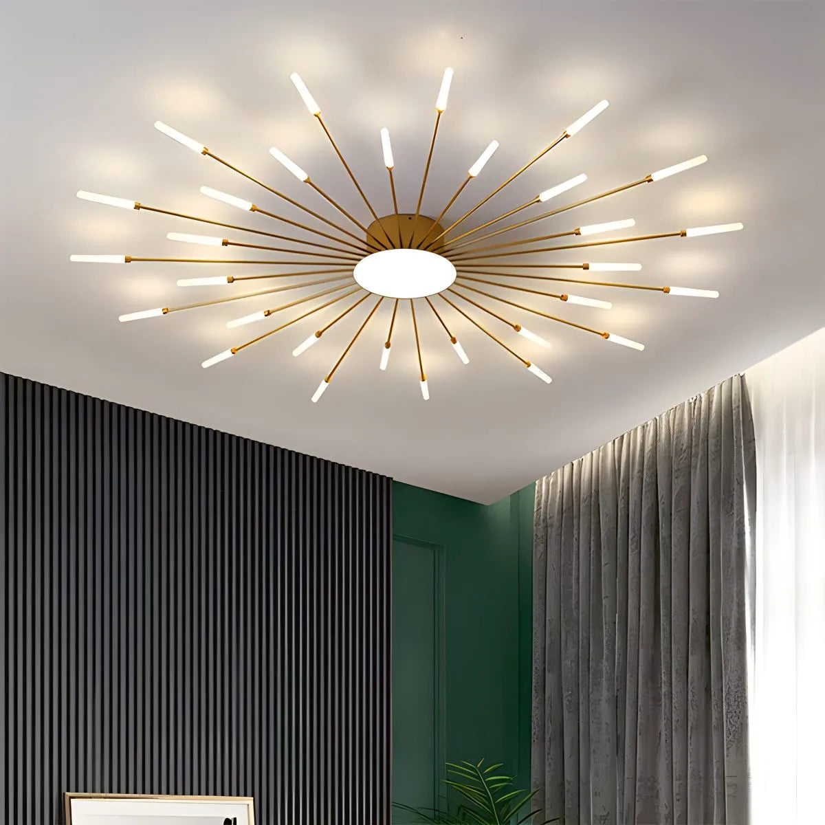 Satoshi – Fireworks LED Deckenleuchte