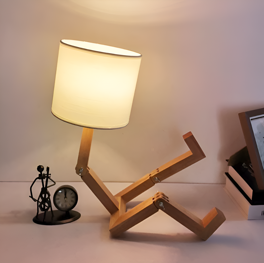 Edelwood – Tischlampe aus Holz