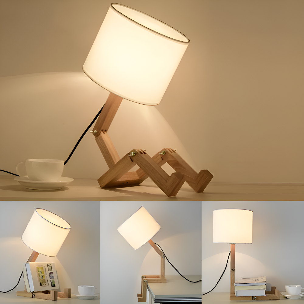 Edelwood – Tischlampe aus Holz