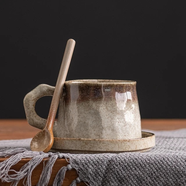 Theo – Retro Steinzeug Kaffee-Set