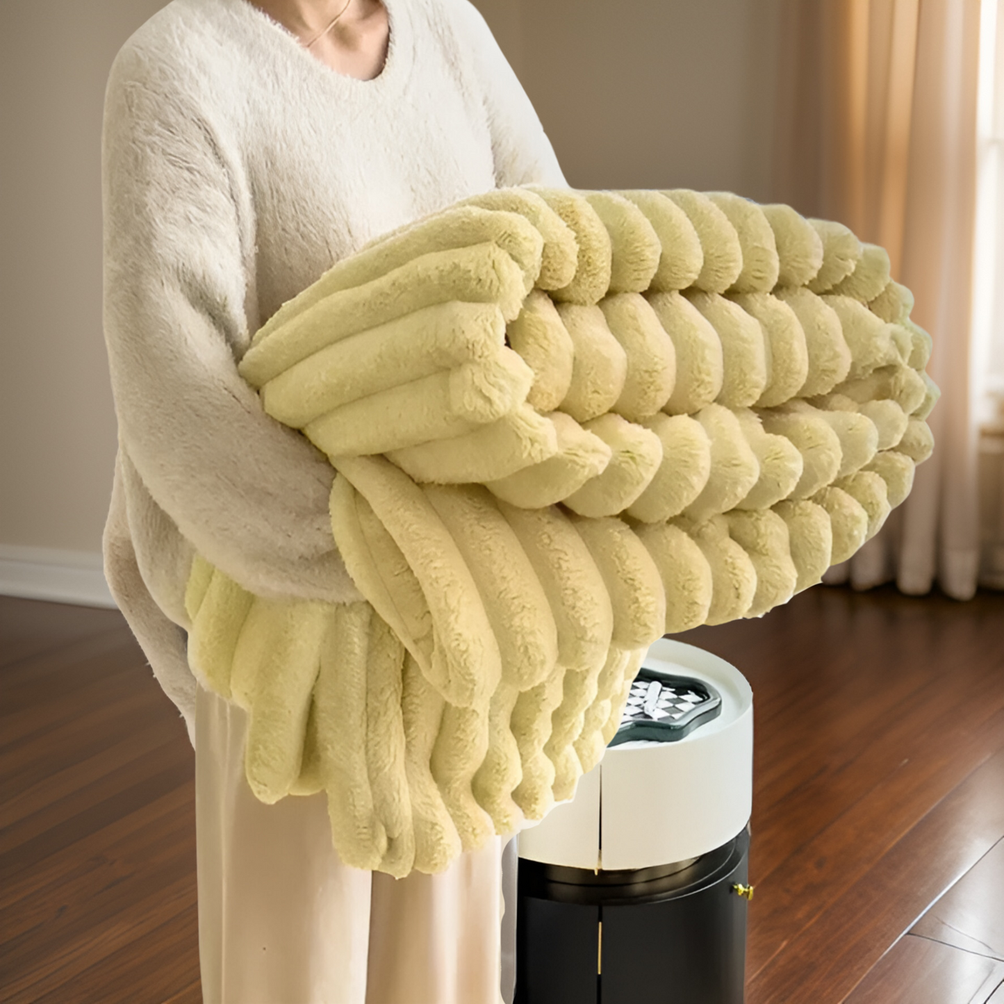 Zyra – Weiche Fleecedecke für Sofa & entspannte Wohlfühlmomente