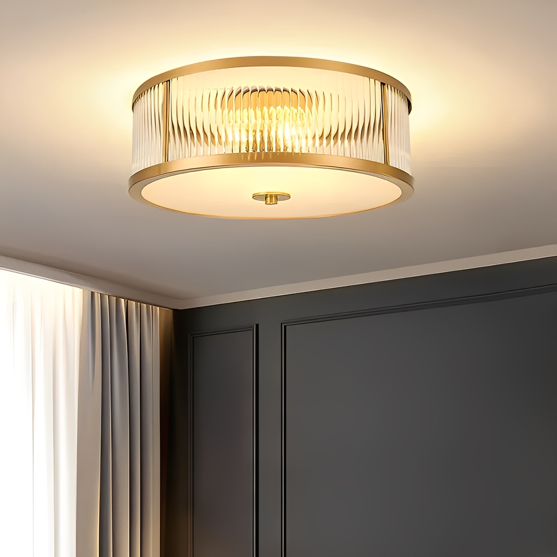 Rave – LED-Deckenlampe im Amerikanischen Stil