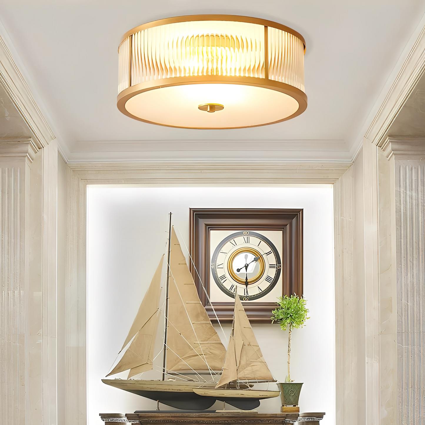 Rave – LED-Deckenlampe im Amerikanischen Stil