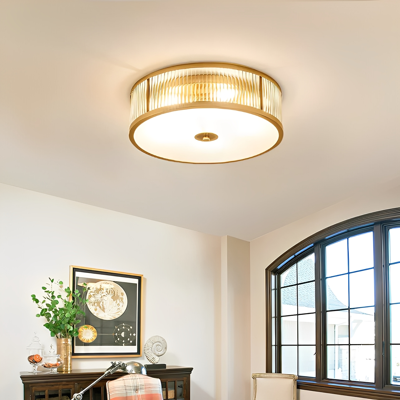 Rave – LED-Deckenlampe im Amerikanischen Stil