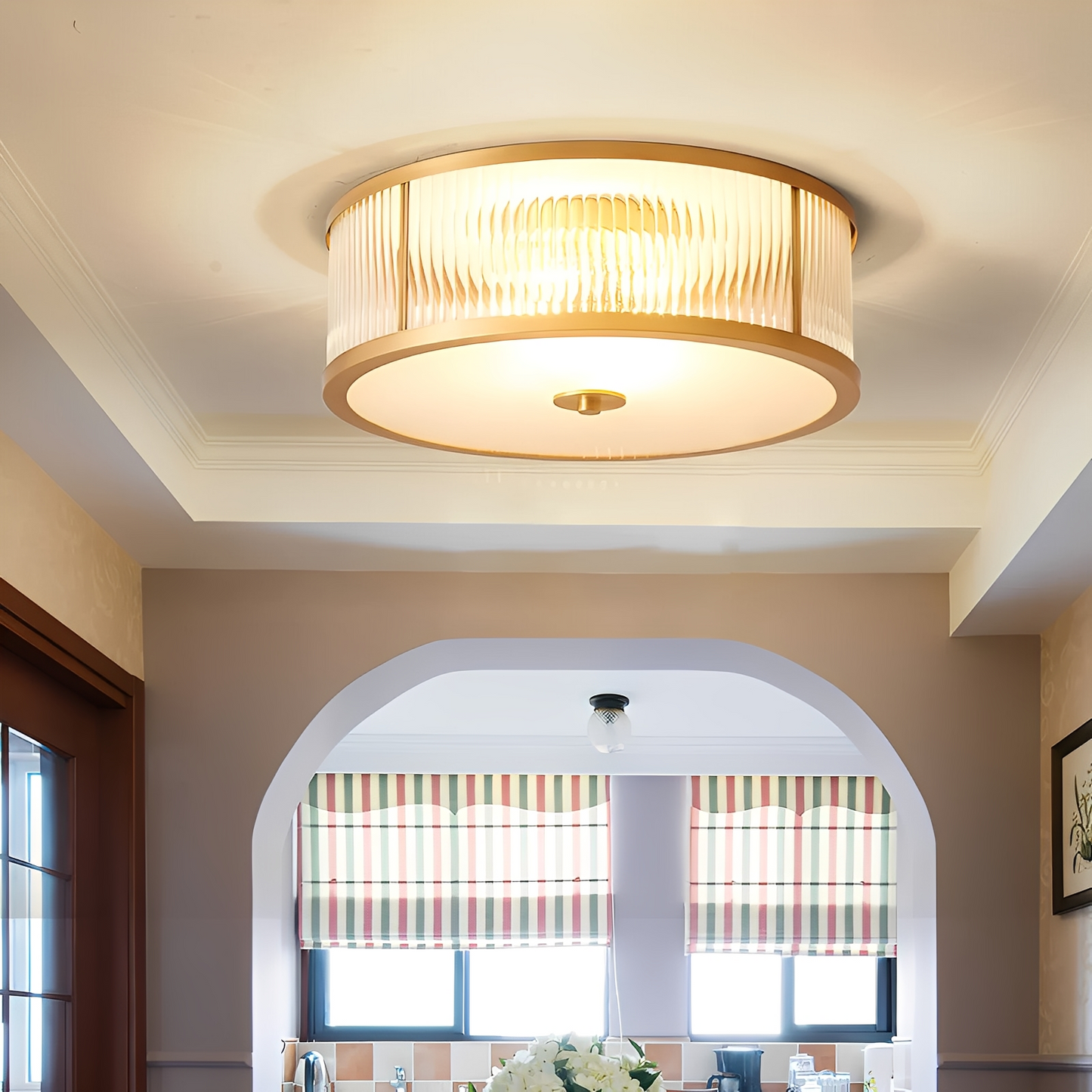 Rave – LED-Deckenlampe im Amerikanischen Stil