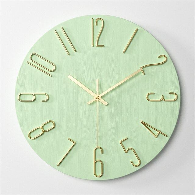 Rustom – 12-Zoll Wanduhr für Wohnzimmer