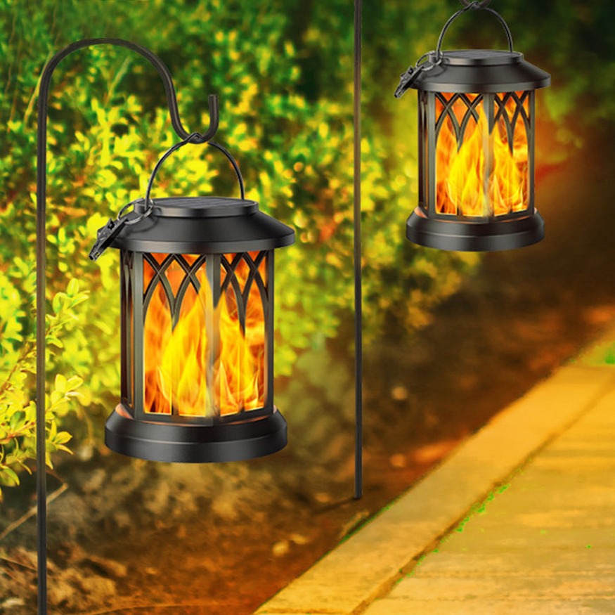 Lucian – LED Solar-Flammenlampe